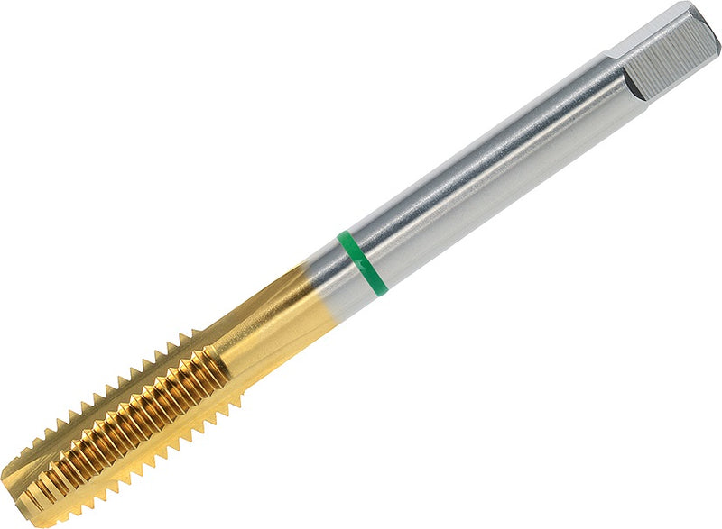 91115, VOLKEL, Machine Tap Green Ring, JIS B-4430/B HSSE-PM-TiN, M 12x1.75