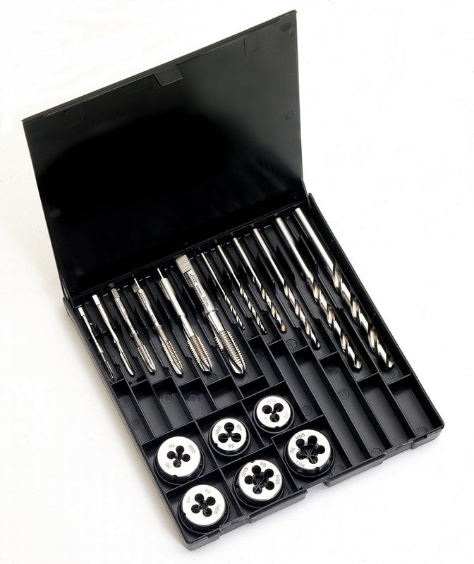 80501, VOLKEL, Tap & Die Set, HSS-G ISO Form B, M 3 - 10