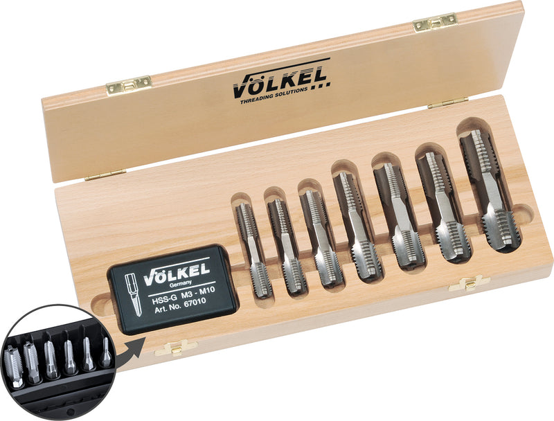 48602, VOLKEL, HexTap Set, HSS-G, M 3 - 24