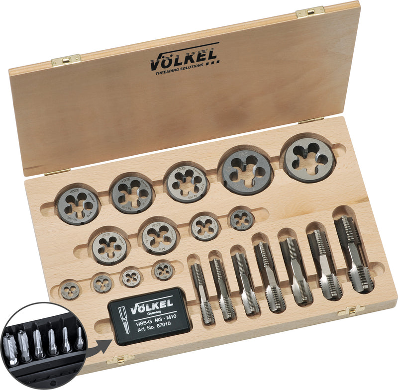 48621, VOLKEL, HexTap Set, HSS-G, M 3 - 20
