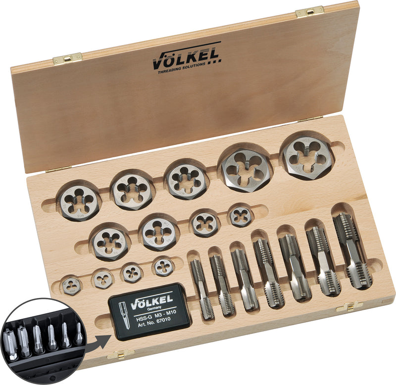 48642, VOLKEL, HexTap Set, HSS-G, M 3 - 24