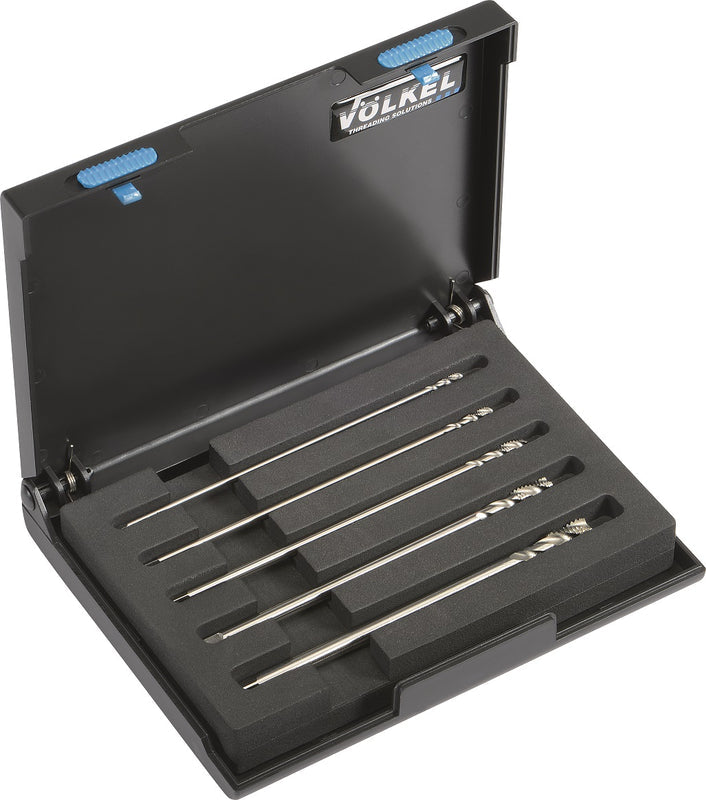 47935, VOLKEL, Tap & Die Set, HSSE RSP-35° 100mm extra long, M 4 - 10