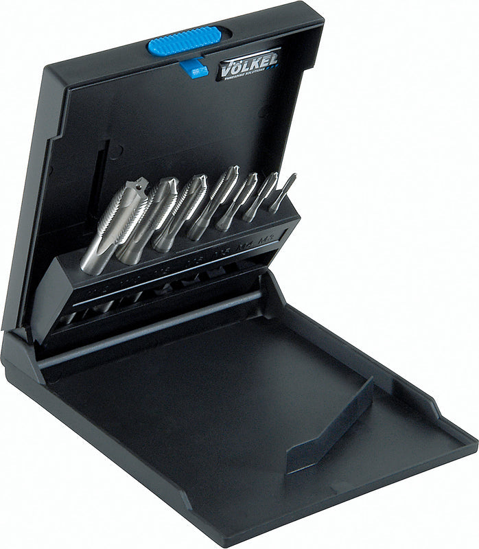 47819, VOLKEL, Tap & Die Set P.K. 28, DIN 371/376 HSSE Form B-AZ, M 3 - 12