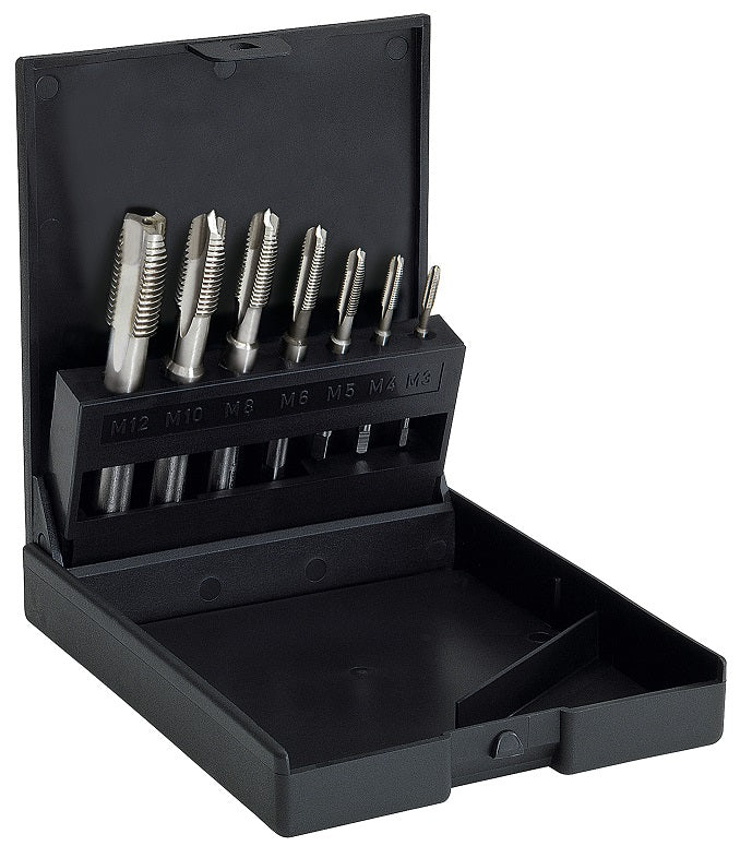 80700, VOLKEL, Tap & Die Set, HSS-G ISO Form R36, M 3 - 12