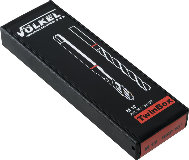 36197, VOLKEL, TwinBox Red Ring, DIN 376/R15 HSSE, M 14 x 2.0